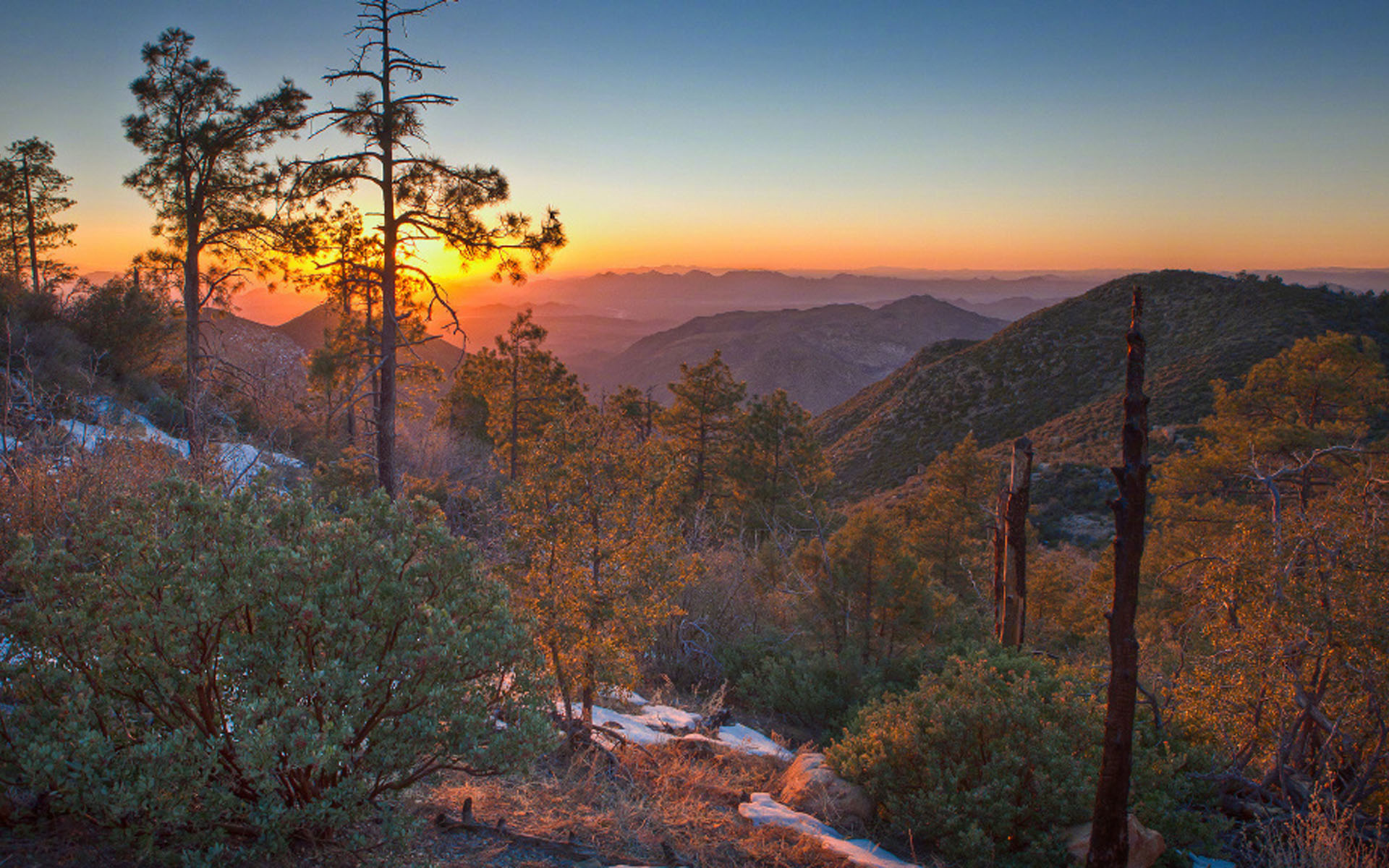 山清水秀自然风光图片桌面壁纸,分辨率:1920x1200