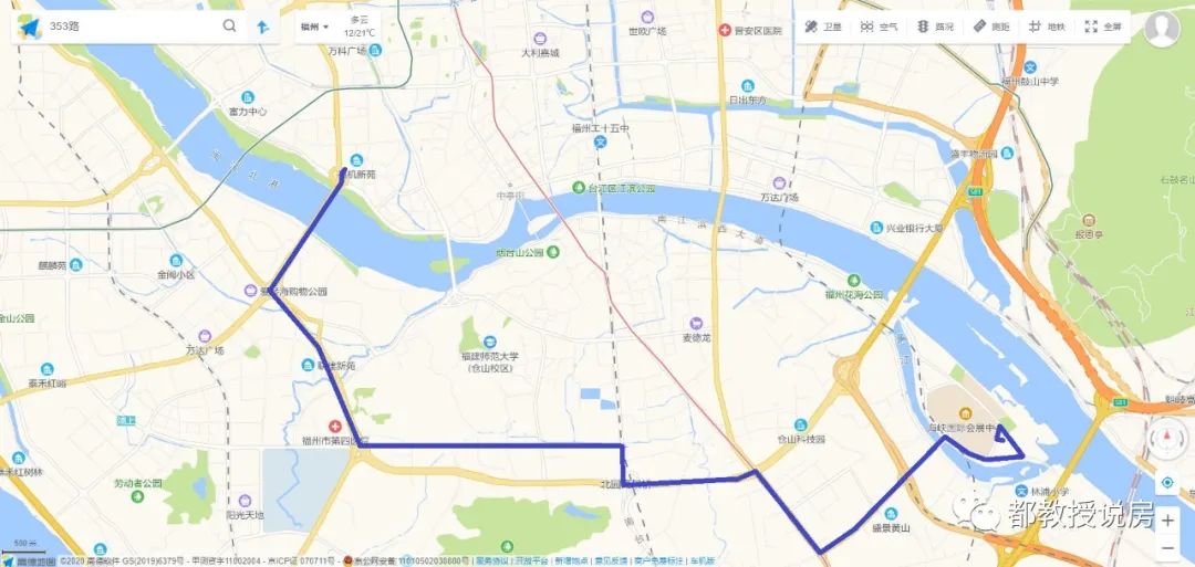 完善南二环公交线网,福州新开353路公交线路