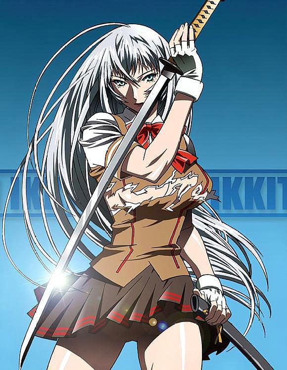 更衣小夜,出自《blood-c》. 转载自百家号作者:梦幻的追求者