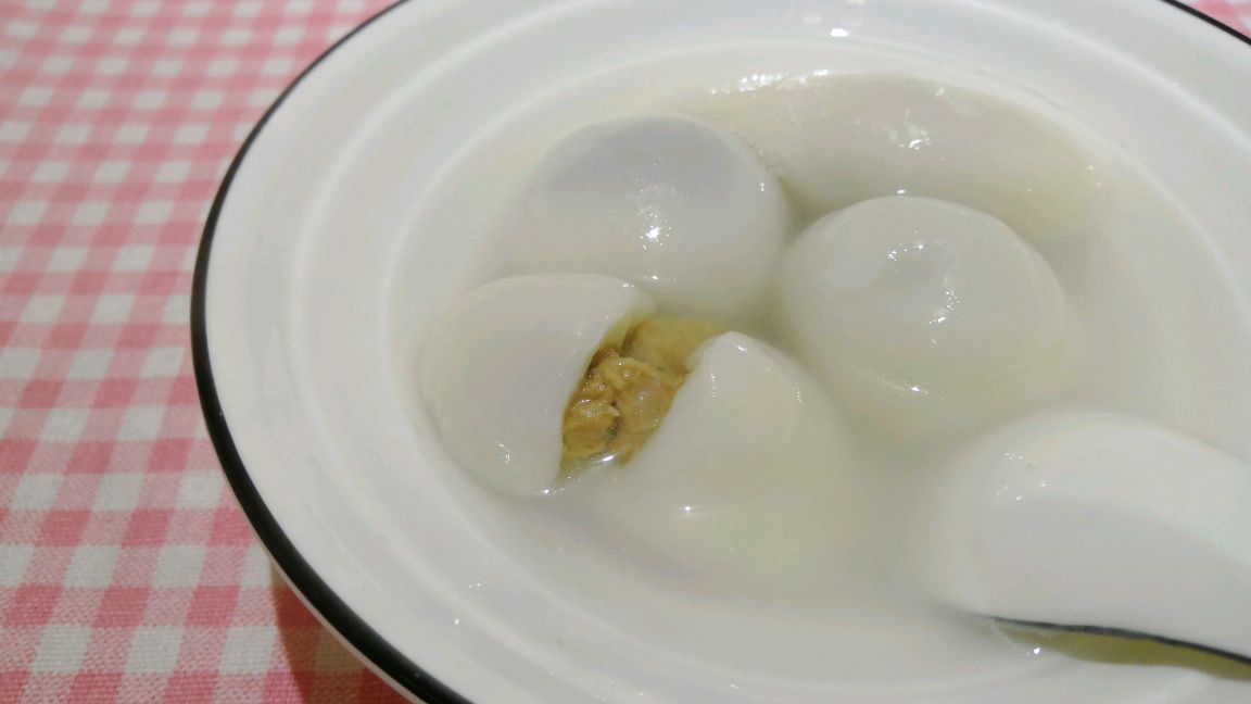 用糯米做的一道苏州美味——咸味鲜肉汤团,你吃过没?