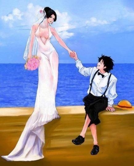 《海贼王》里的结婚照