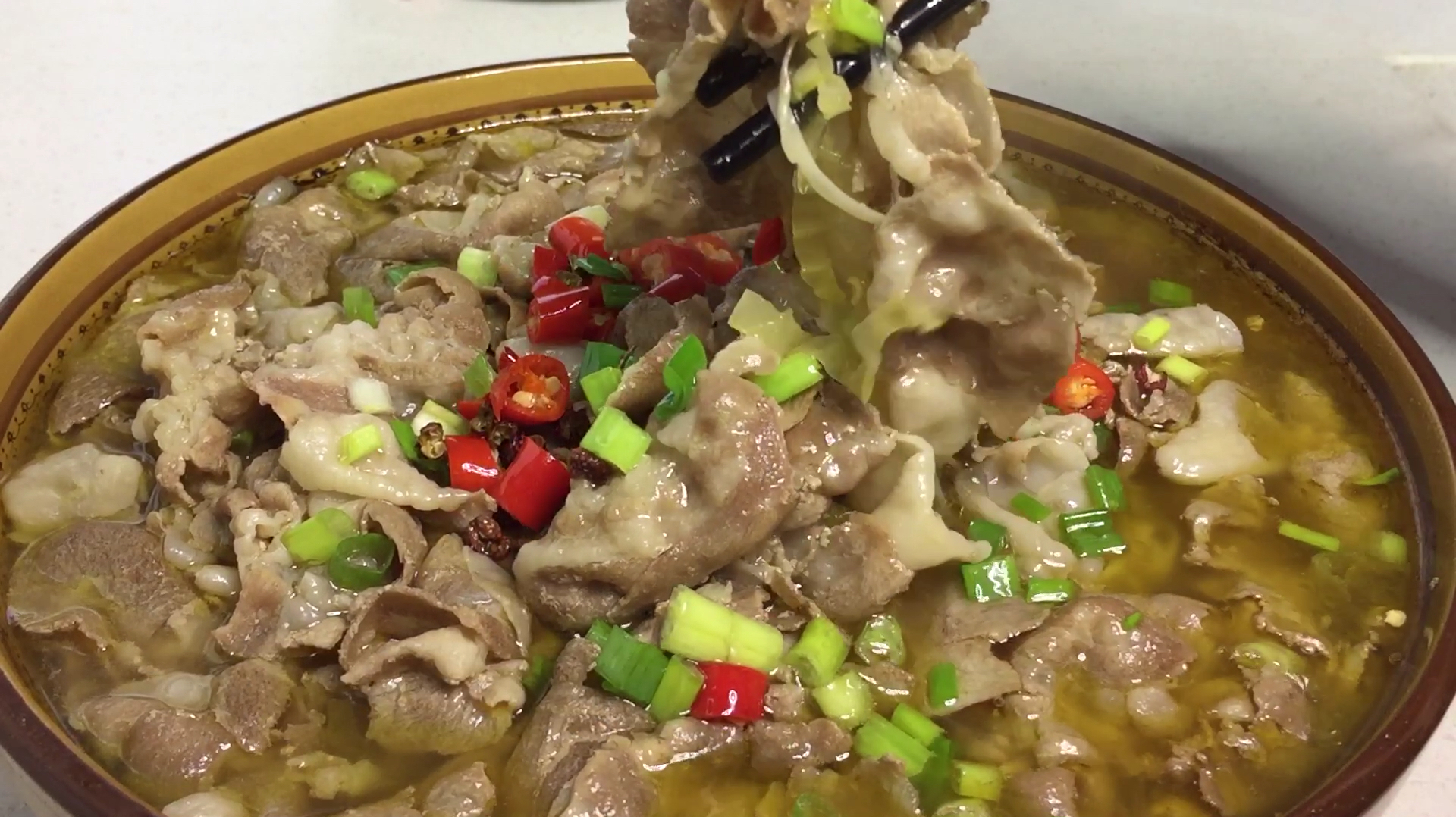家庭版酸汤羊肉,绝对够味,过年回家必须露一手