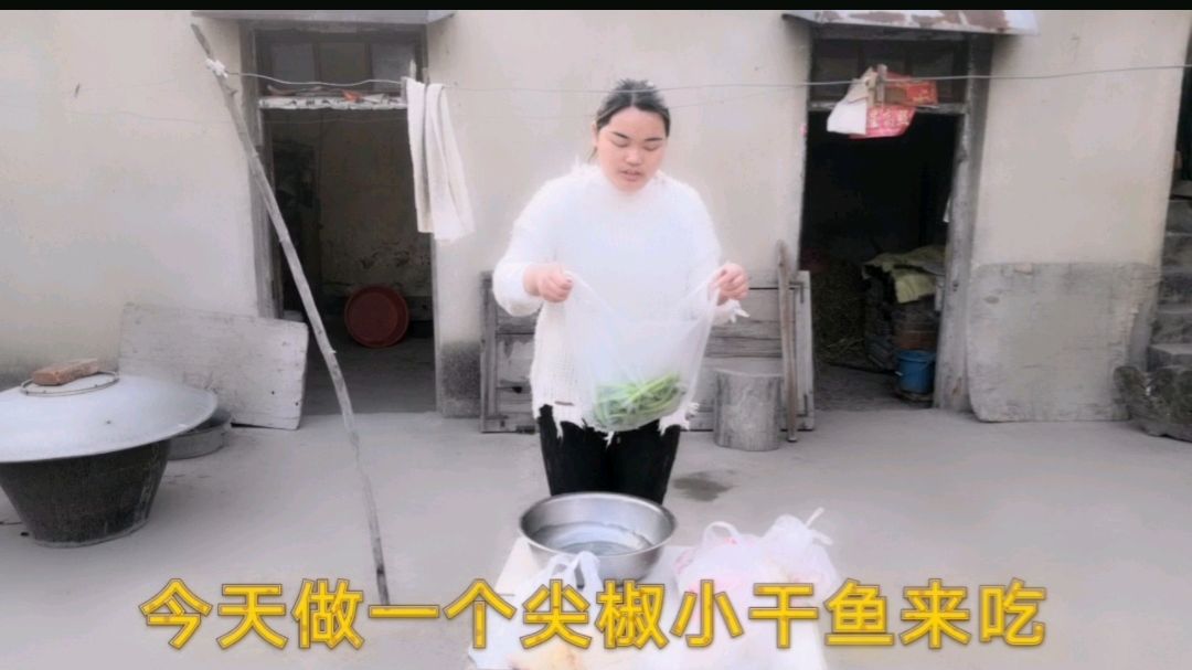 尖椒爆炒小鱼仔,又香又辣,真得劲,配上鸡蛋馍馍,好吃到哭