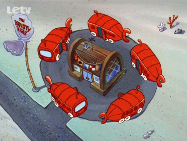 神奇!海绵宝宝用水动力锅铲一次性做了5000个蟹黄堡?