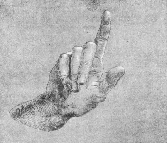 荷兰艺术大师:埃舍尔(1898-1972)作品《手与反光球》