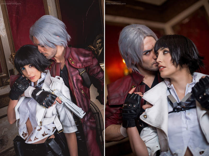 《鬼泣5》但丁超强还原cosplay,这腹肌和身材简直也完美还原!