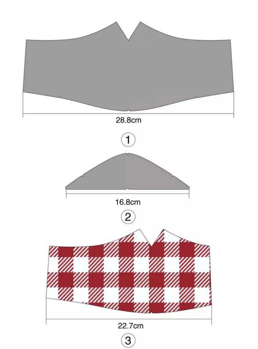 自己做口罩图纸图片