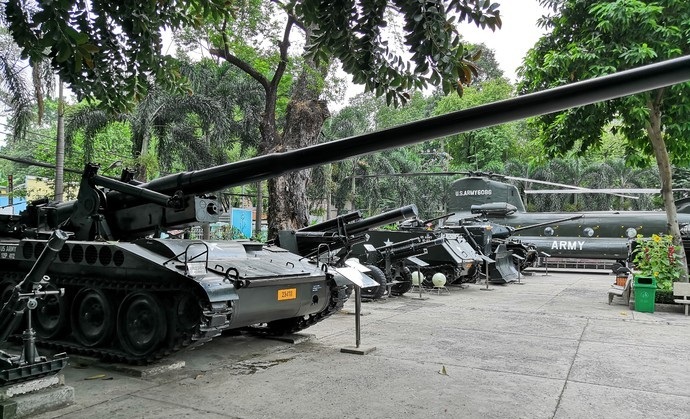 越南战争博物馆,座落于胡志明市武文频街,此地曾是美国情报局旧