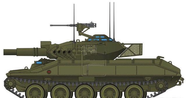 美国"谢里登"空降坦克