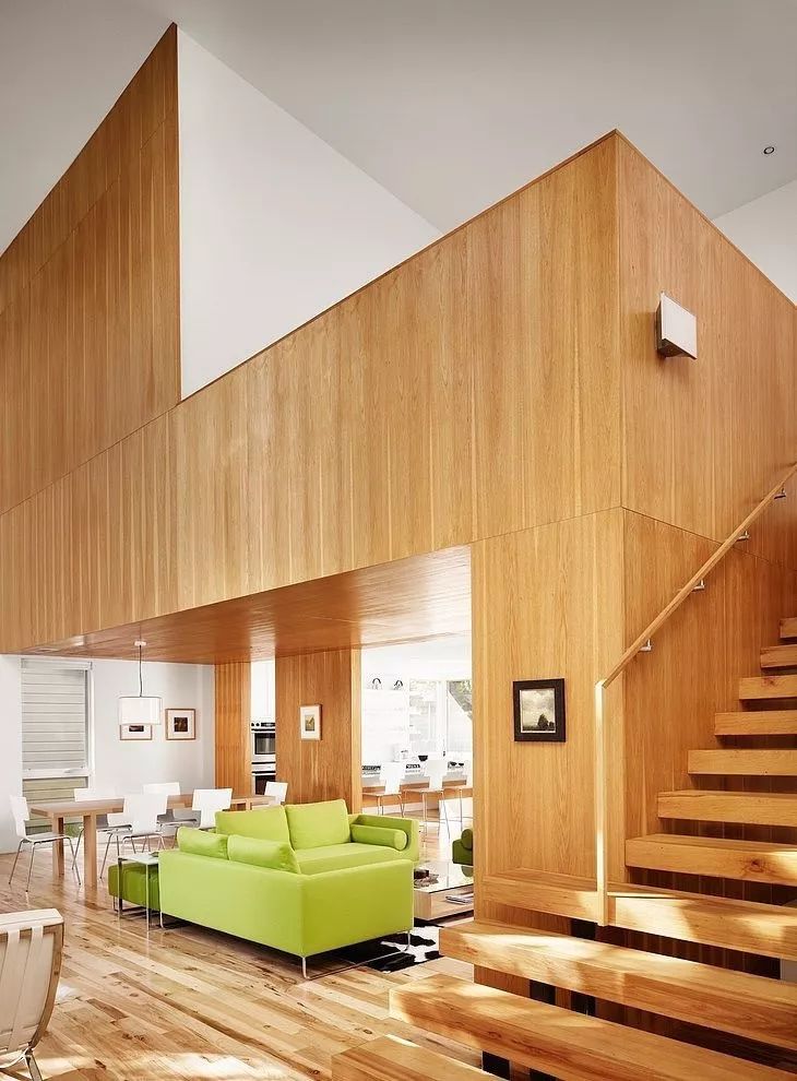 木地板上墙,室内设计的高阶玩法