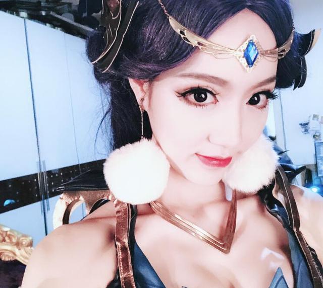 论cos王者荣耀,张琪格轩子巨二兔不如她,姜允儿被称为最美貂蝉