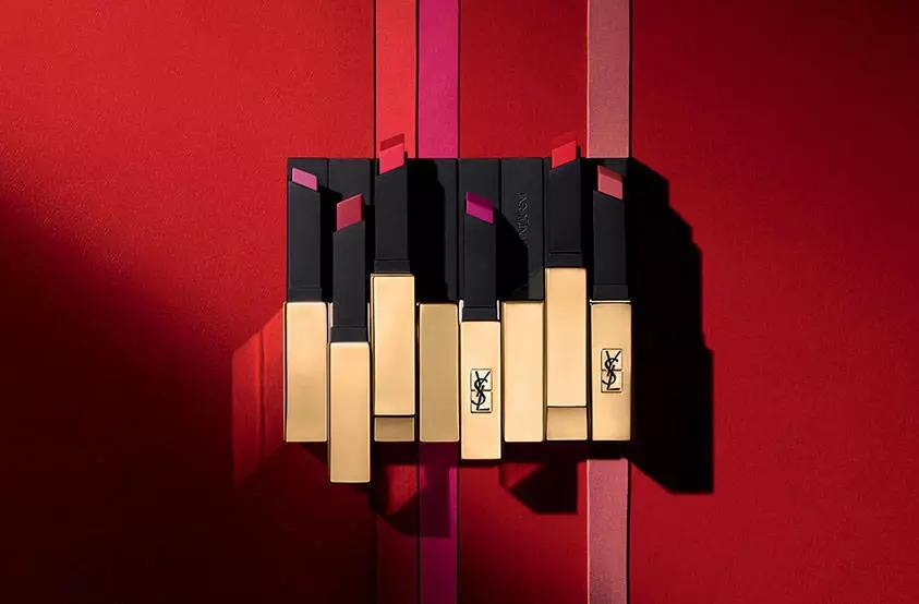 ysl圣罗兰小金条,暗黑红棕姨妈色,非常美,显白满分