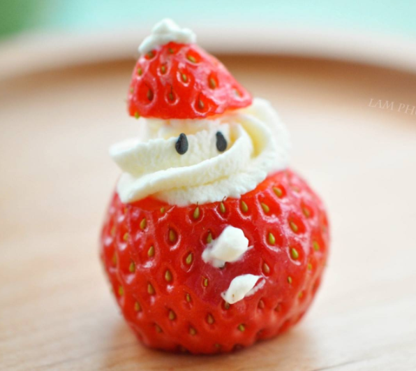 草莓小雪人