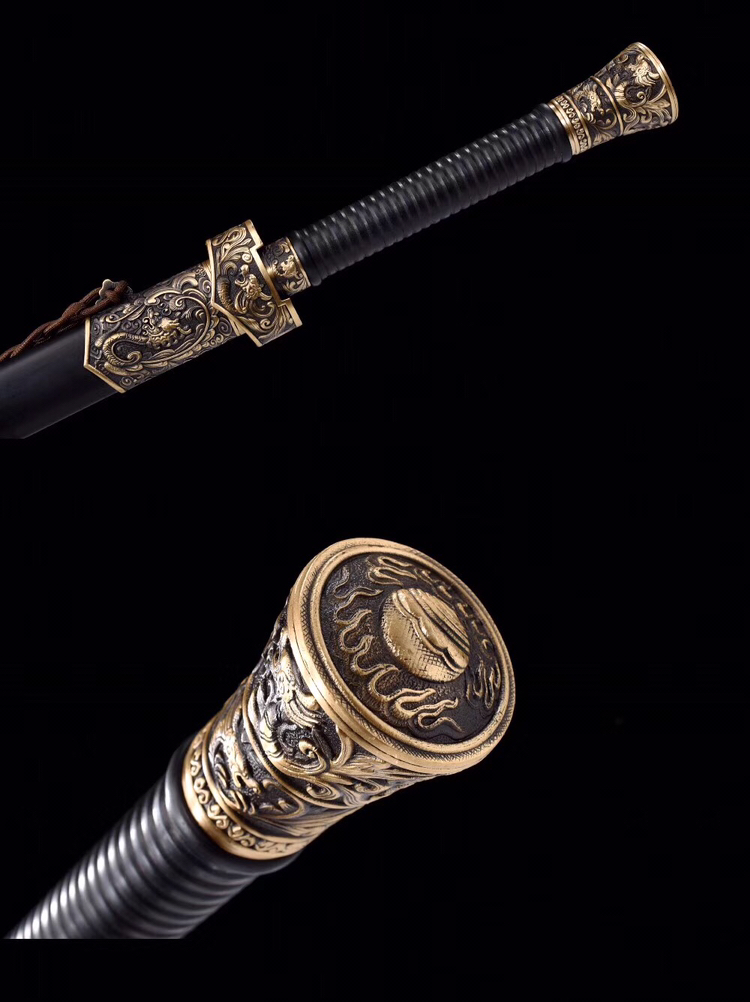 复古烧刃龙凤战刀