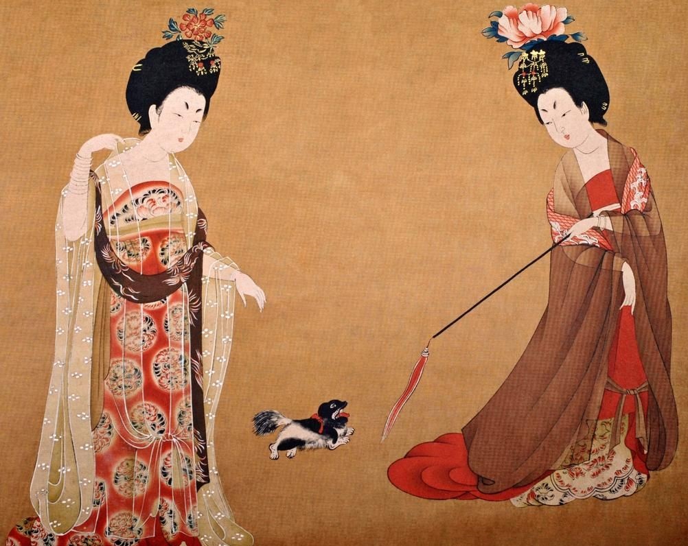 唐代女人的美丽和优雅,都在《唐宫仕女图》里