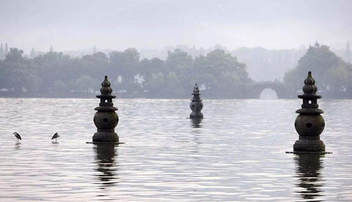 景点介绍书:三潭印月,西湖十景之一,它被誉为是西湖第一胜境