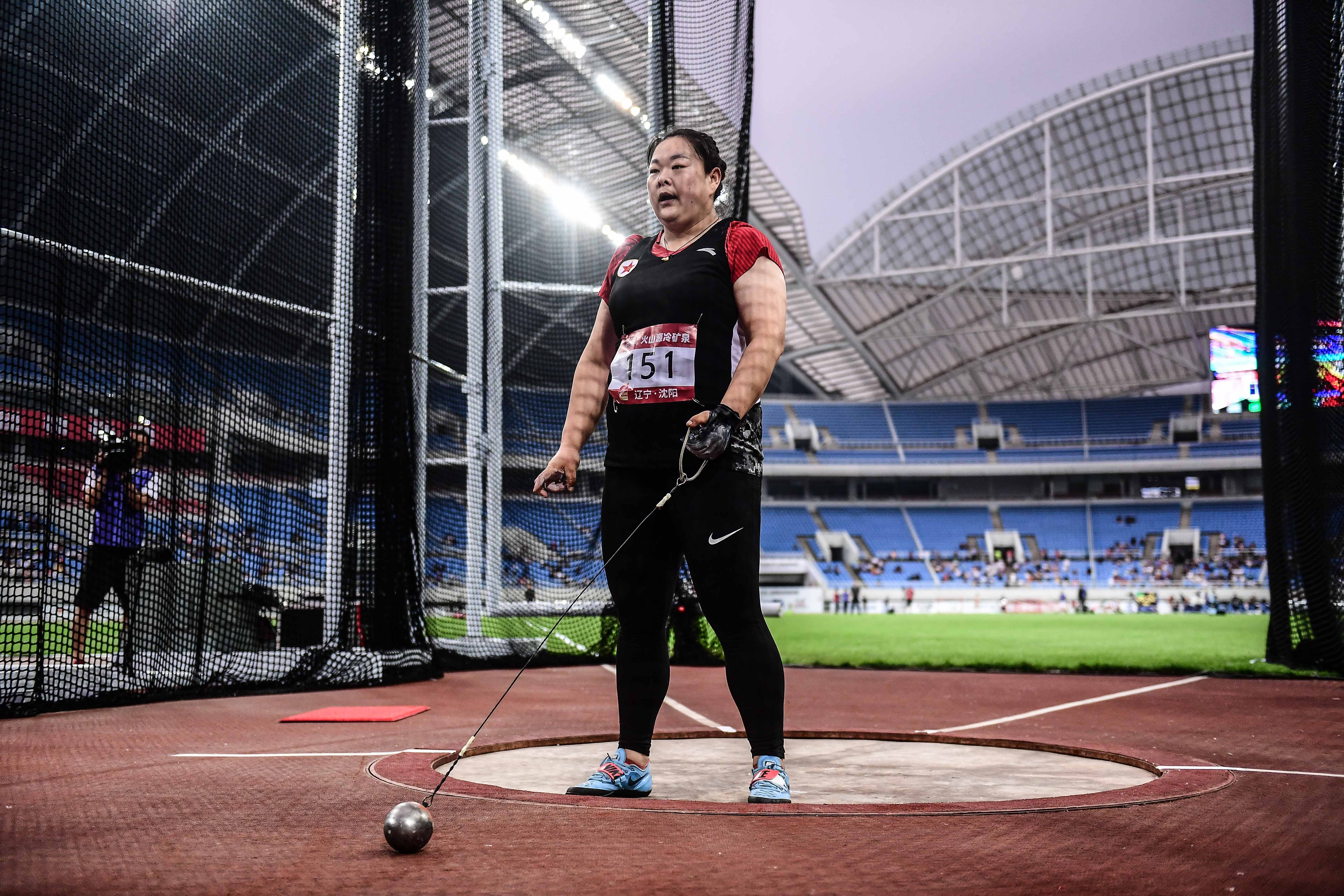 田径——全国锦标赛:王峥女子链球夺冠