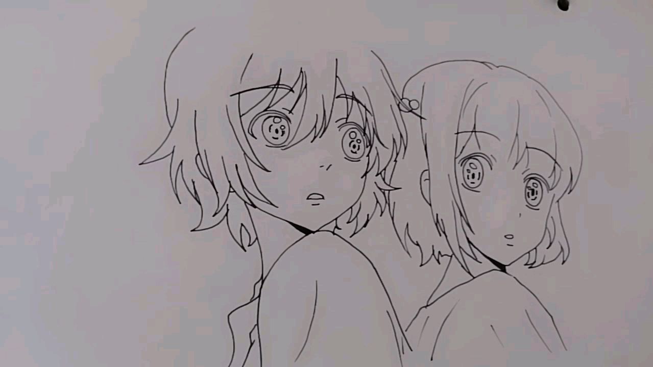 不用橡皮擦的线条简笔画