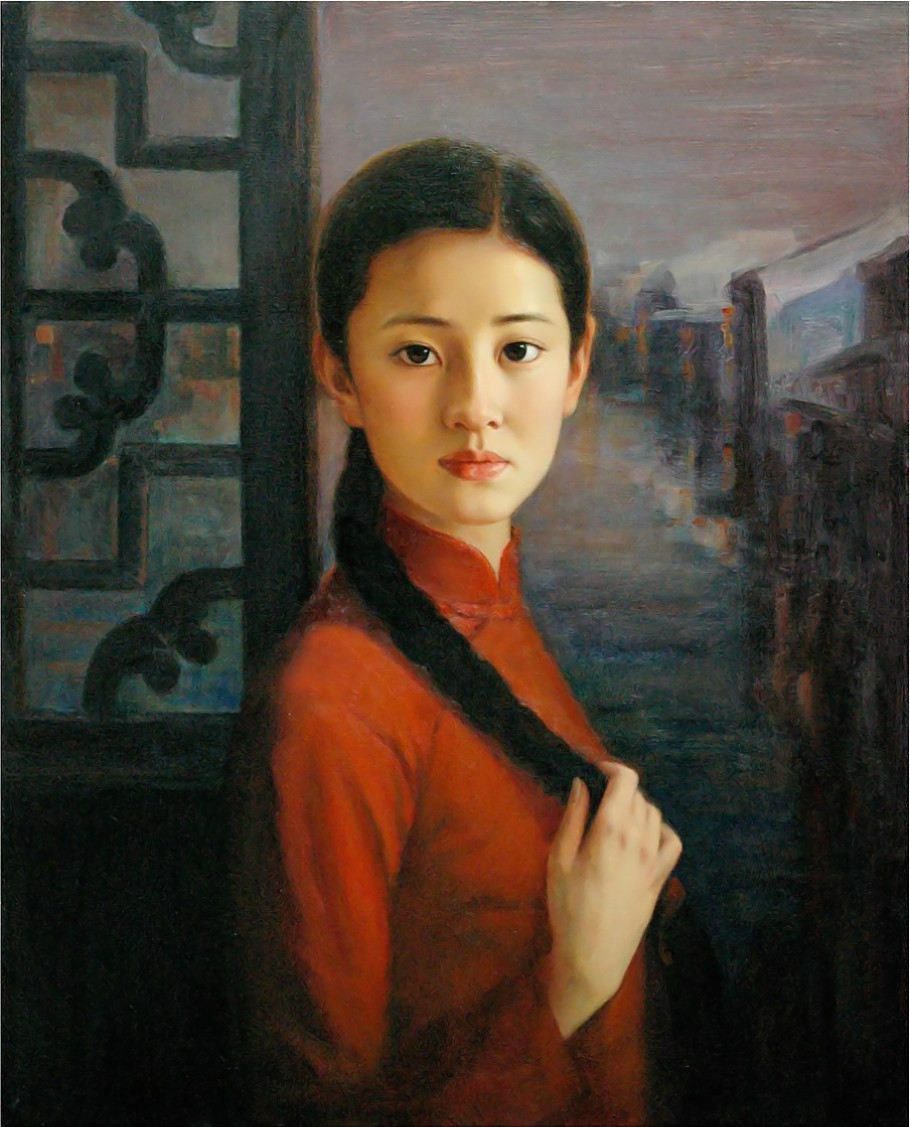 解烨油画作品欣赏