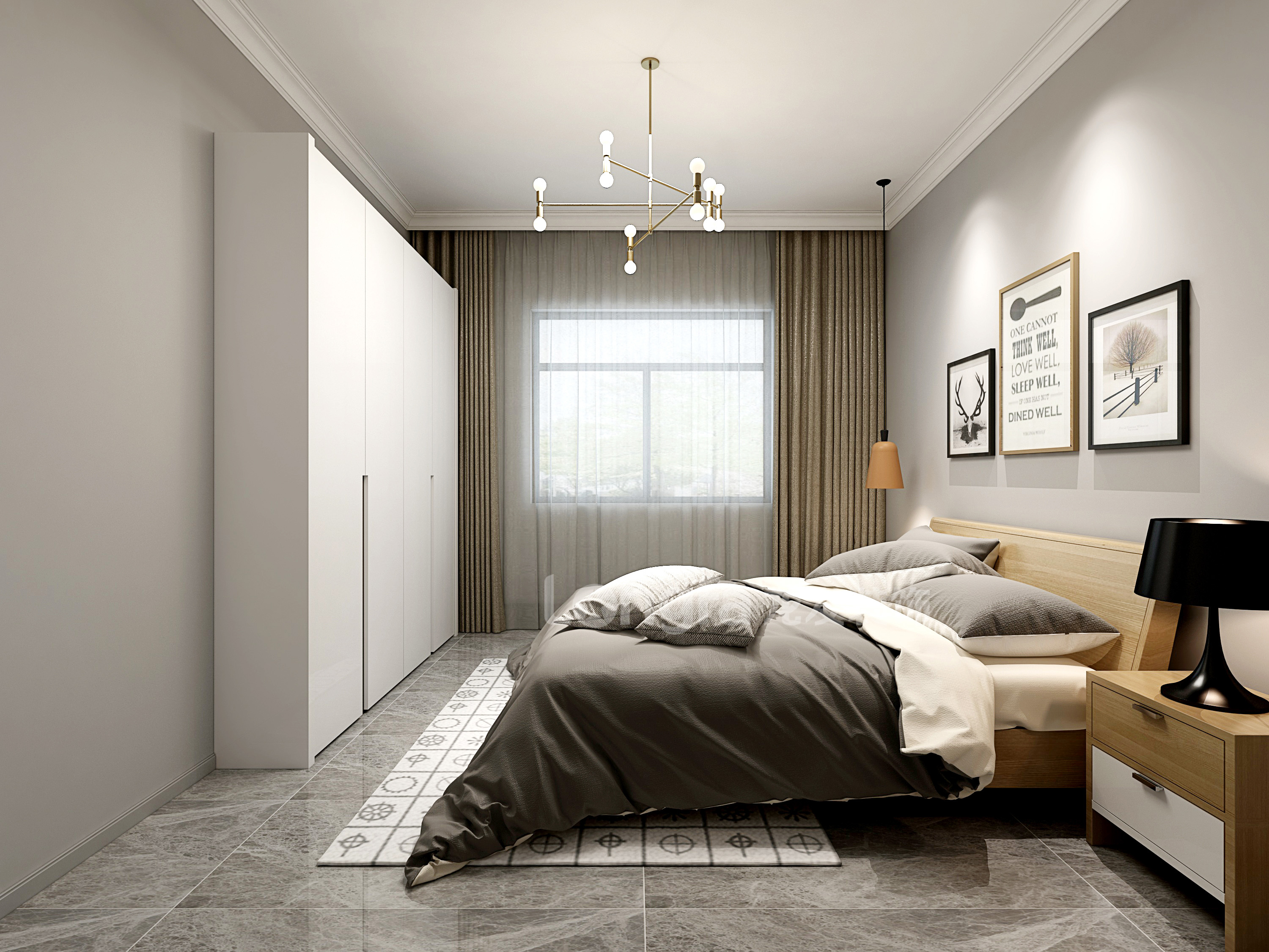 面积121平米的房子好不好?现代风格装修案例!-肿瘤医院宿舍装修