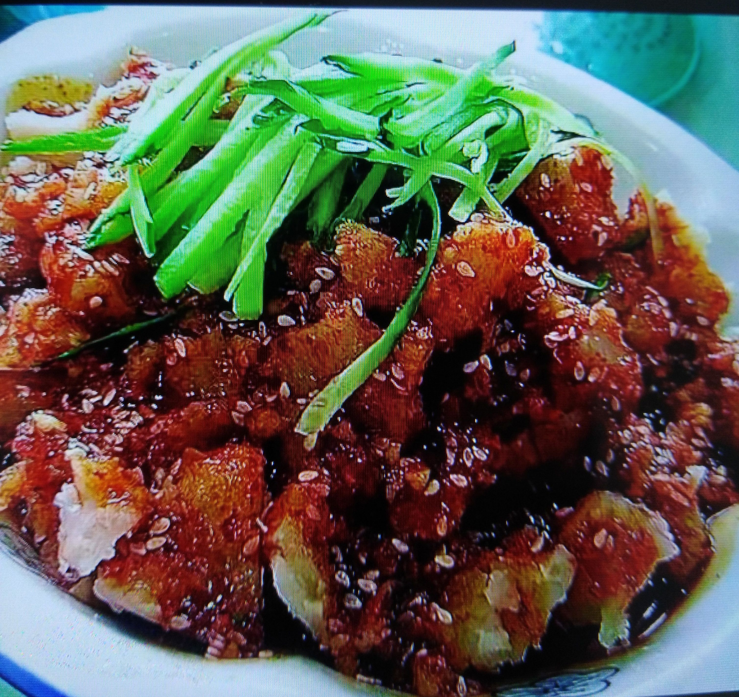靖远县名食:酸烂肉.