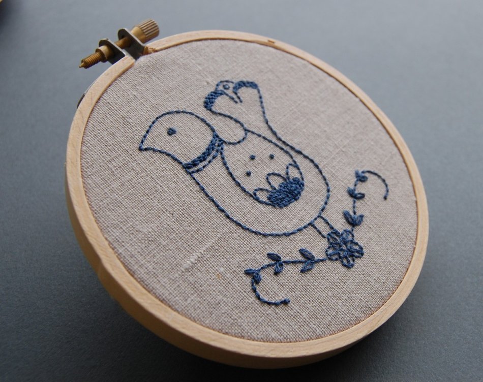 手工刺绣:小清新刺绣,特别简单,一看就会
