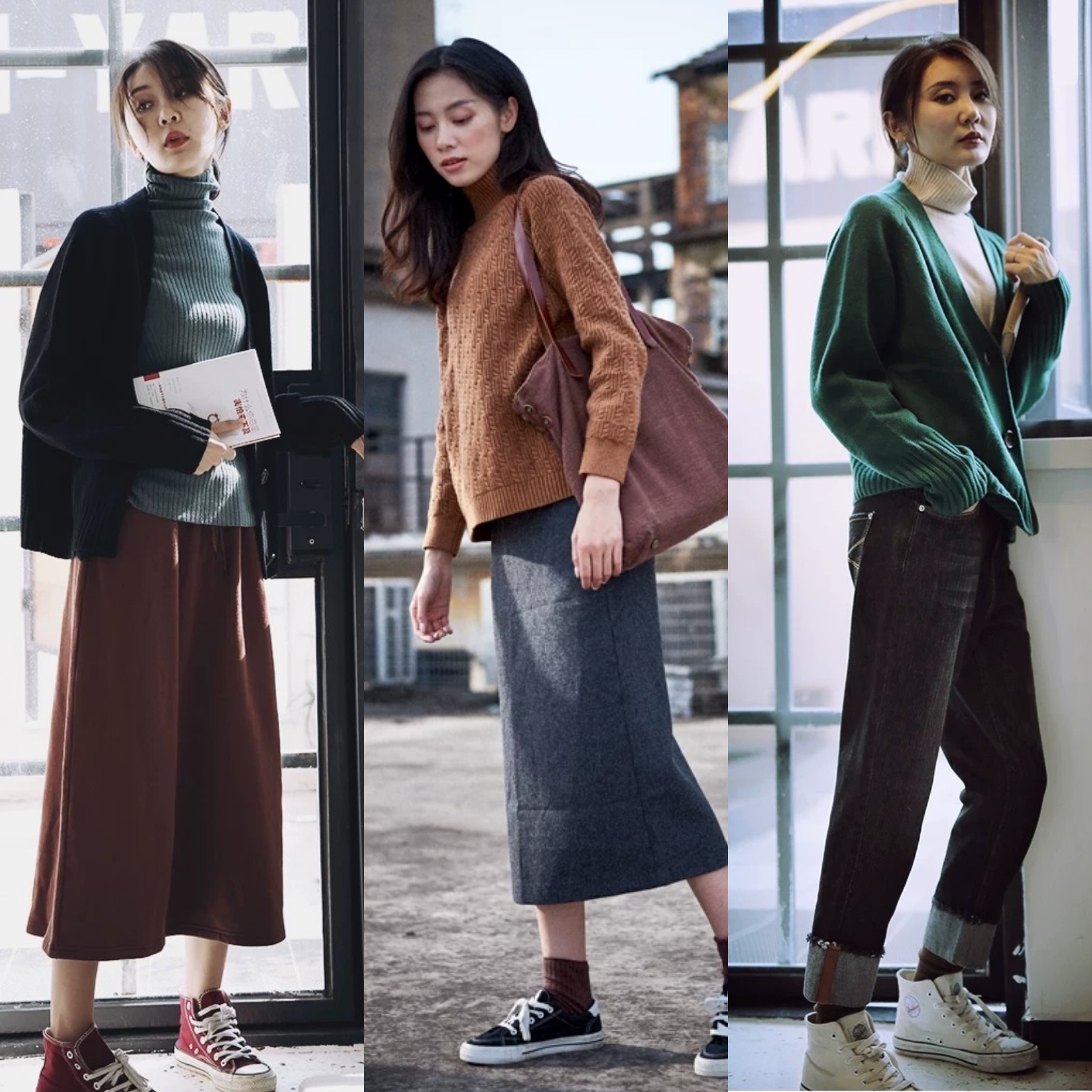 秋冬休闲文艺风穿搭,温雅气质透着不张扬的美,舒适又自在
