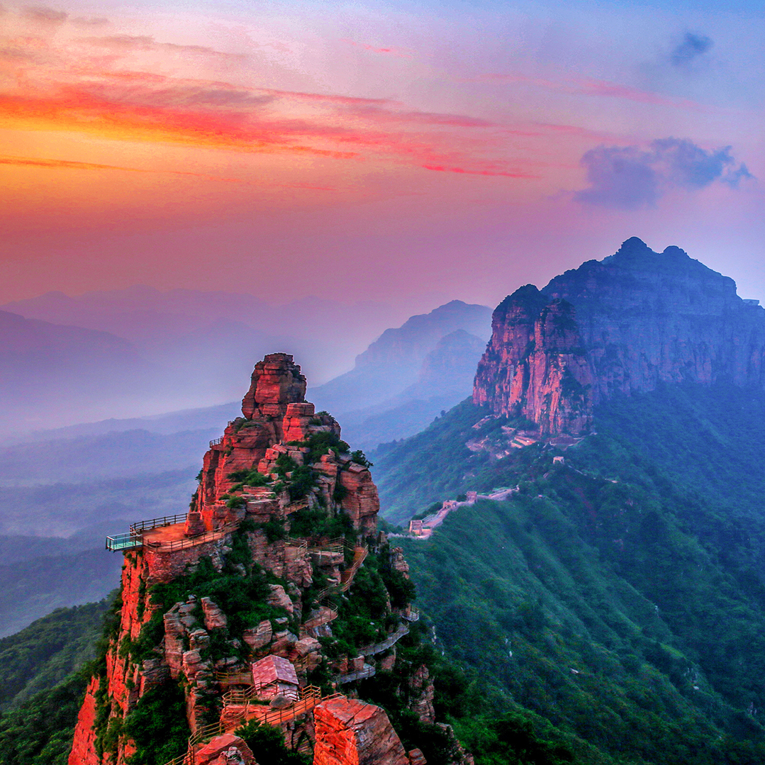 壮美!河北太行山现冻树挂,玉树琼花银装素裹