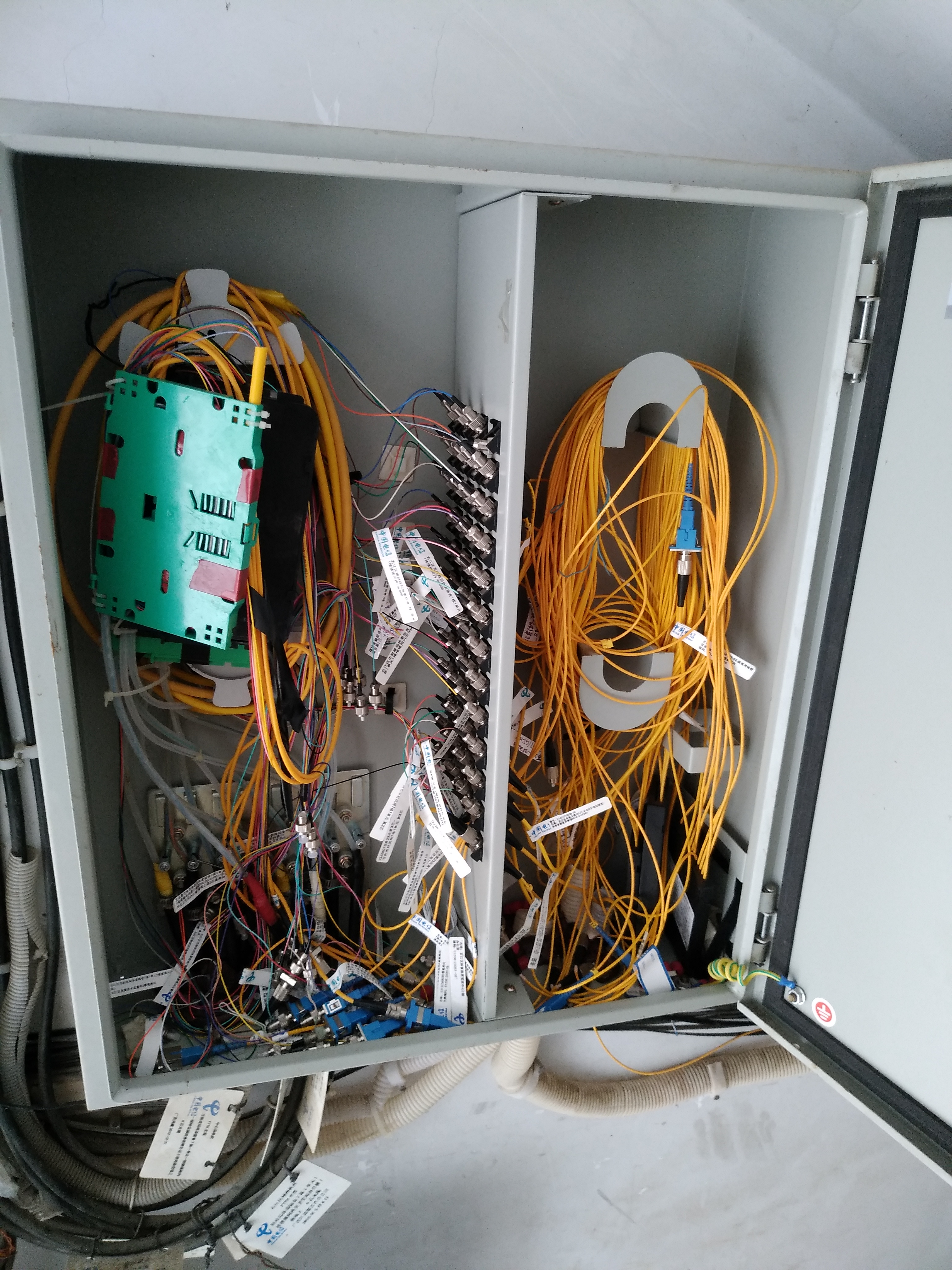 分纤箱尾纤整治,治理混乱尾纤,维护时候好排查故障,录取资源系统,科学