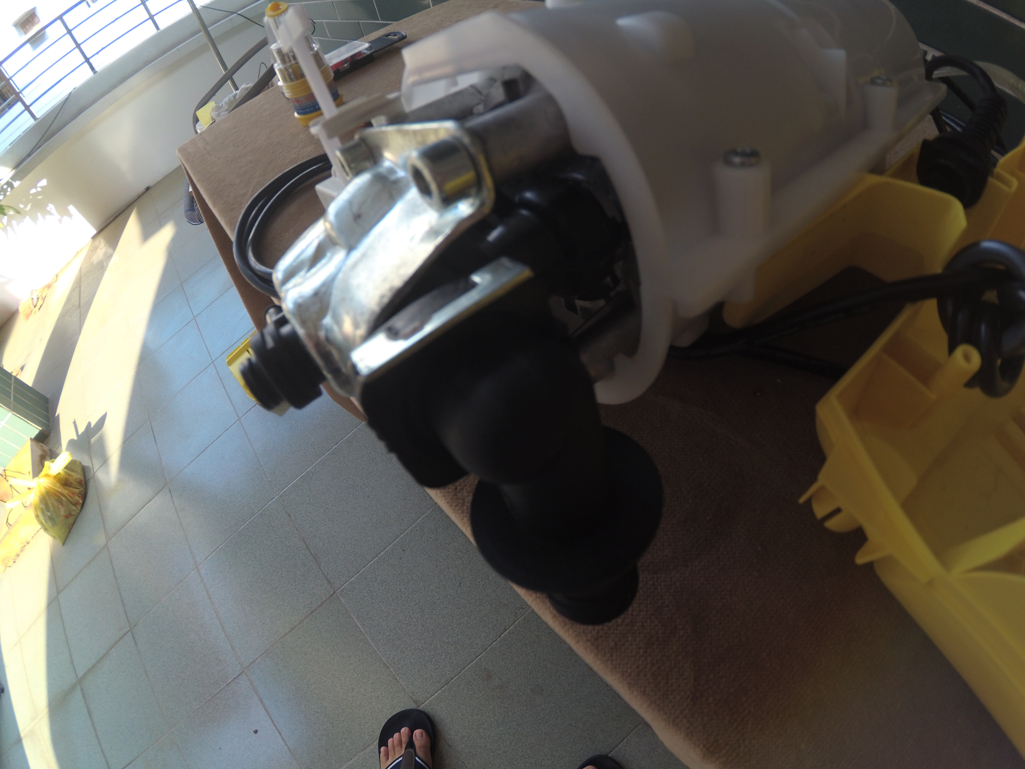 维修后放弃德国凯驰洗车机高压洗车器k3.19