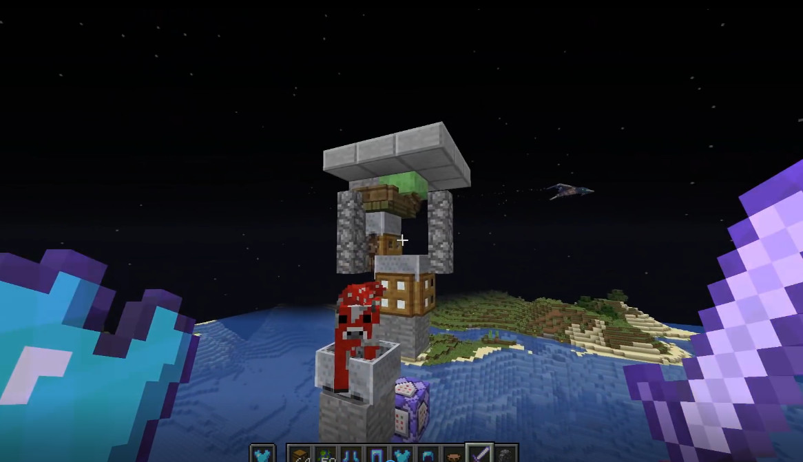 我的世界:幻影鳐能俯冲水底,却憋不了多久!三叉戟附魔选穿刺?