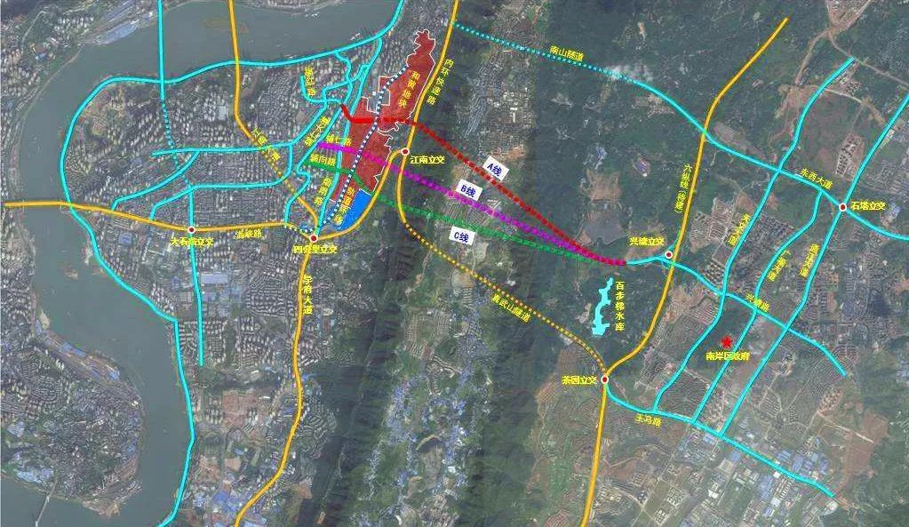 红岩村隧道规划图片