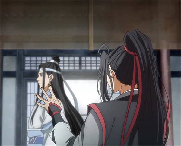 动漫魔道祖师:魏无羡被为难时,蓝曦臣没听到金光善说了什么吗?