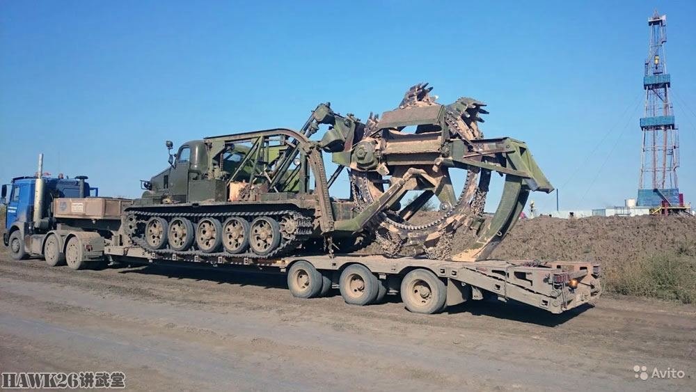 苏联btm-3高速挖壕车 专为冻土研制的神器 一小时挖沟超1000米