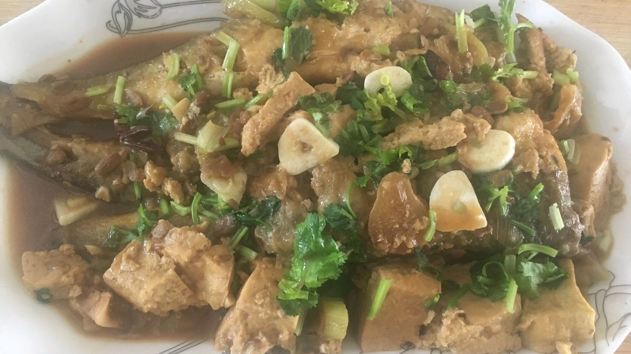 王大妈食谱20200416期:《海鱼炖冻豆腐》好吃高蛋白!