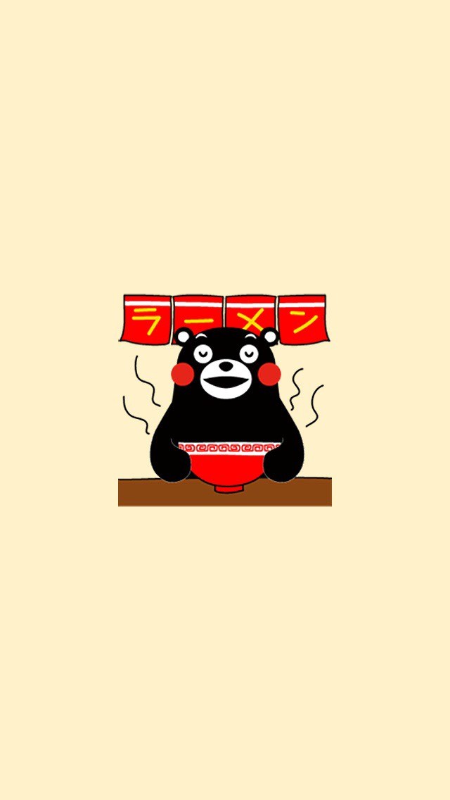可爱卡通熊本熊手机壁纸,分辨率640x1136