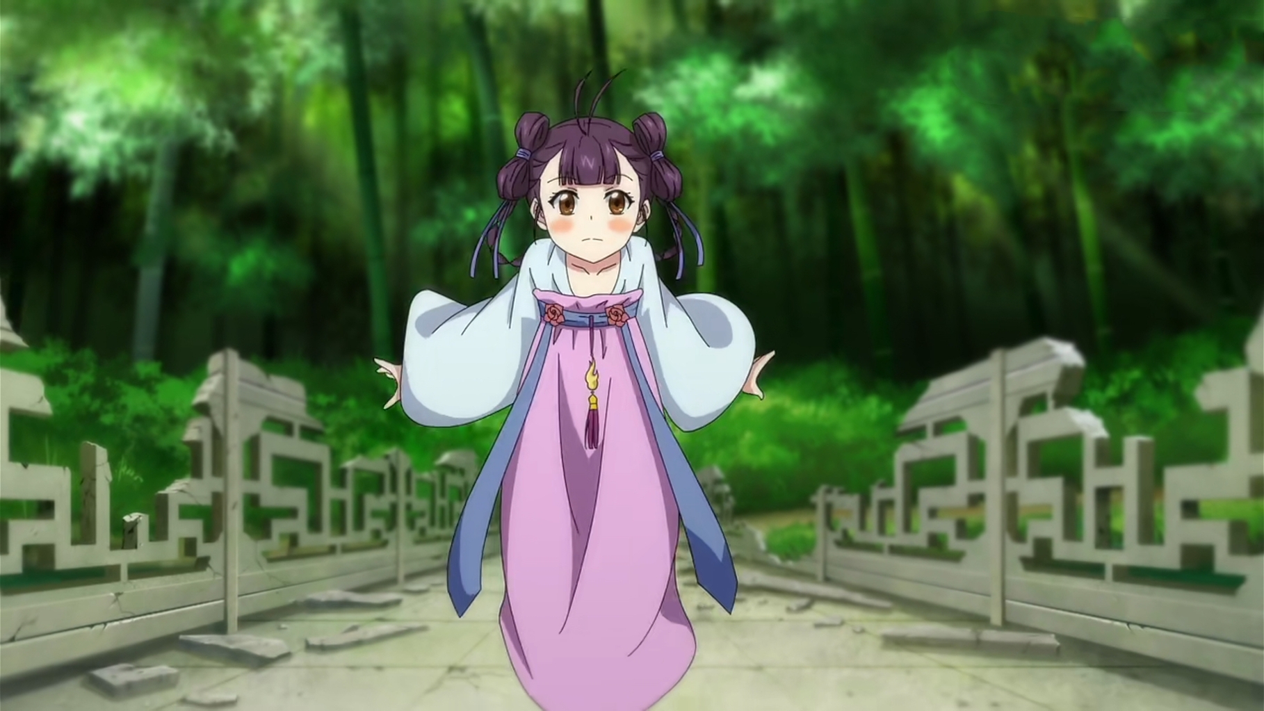 狐妖竹业总篇动画中的改动,东方秦兰由小萝莉变成美少女!