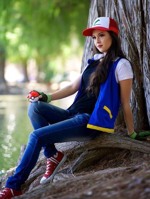 图为小智.精灵宝可梦cos,网友:武藏,下次抓皮卡丘的时候,用骨头试试?
