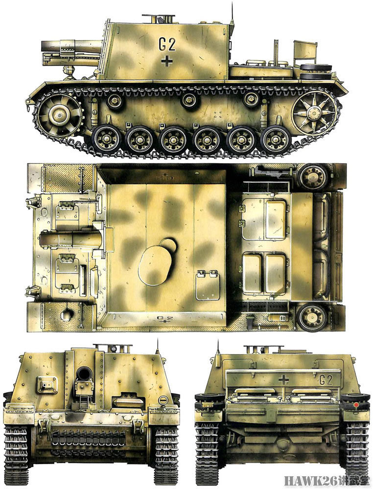 二战德军负责"卖萌"的存在 33b突击步兵炮 仅存一辆就在库宾卡