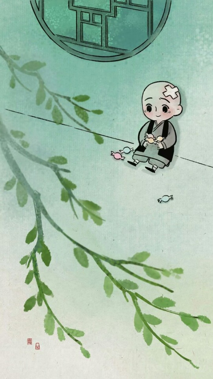 唯美古风二次元一禅壁纸,大千世界,茫茫红尘,我们都是