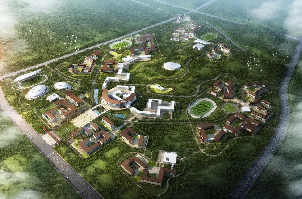 新疆大学新校区概念性规划设计,抢先一睹效果图