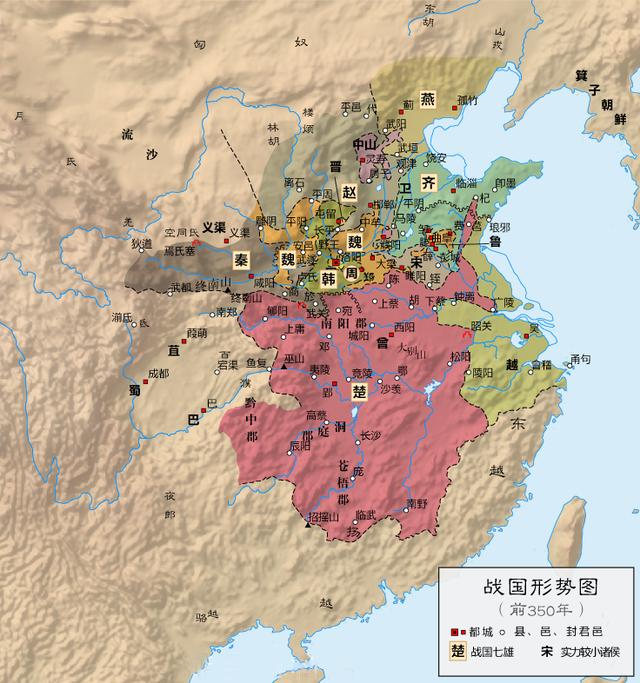 战国后期剑指咸阳,即便大败一场,楚国军队也不负八百余年的荣光