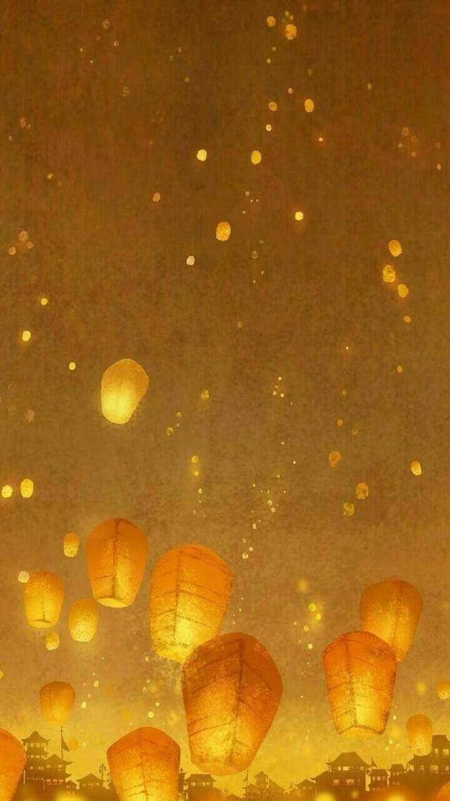古风壁纸:这为你盛放的满城灯火,你可还喜欢