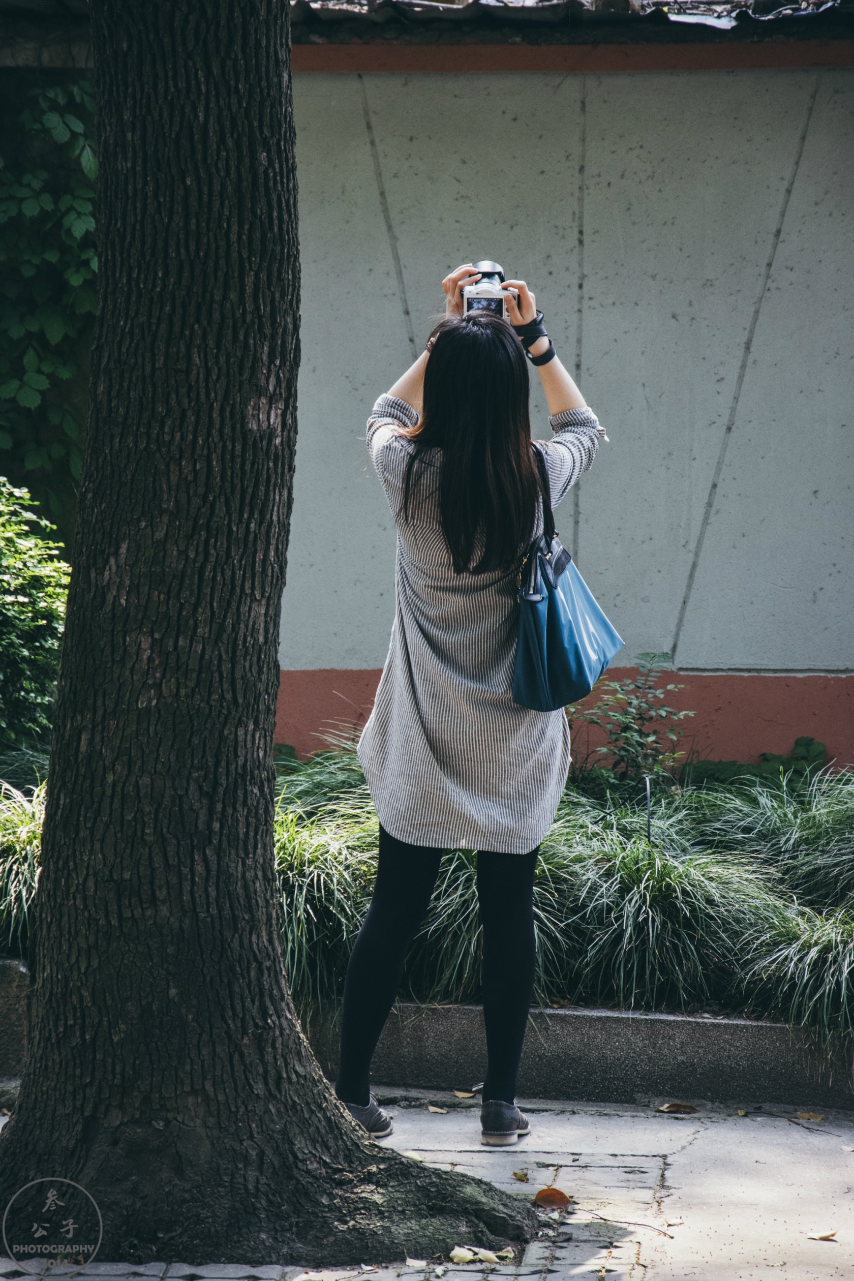 普通女孩背影图片图片