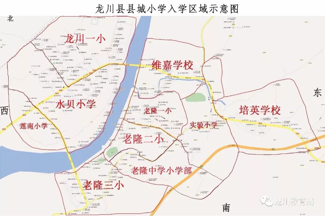 赣州老城区学区划分图图片