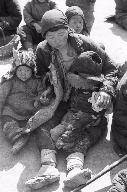 58年饥荒图片