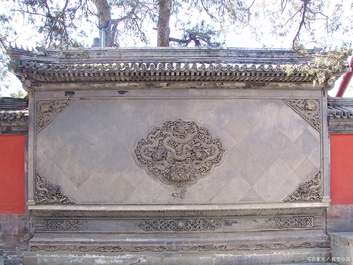 典雅二奢华的传统中式庭院影壁墙设计