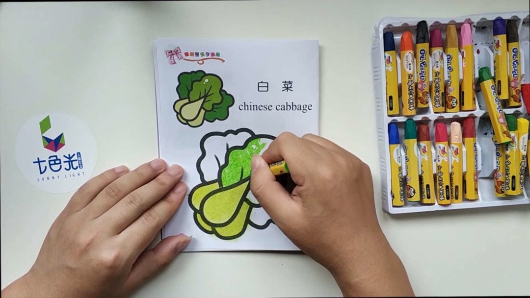七色光儿童家居 油画 白菜 儿童益智游戏