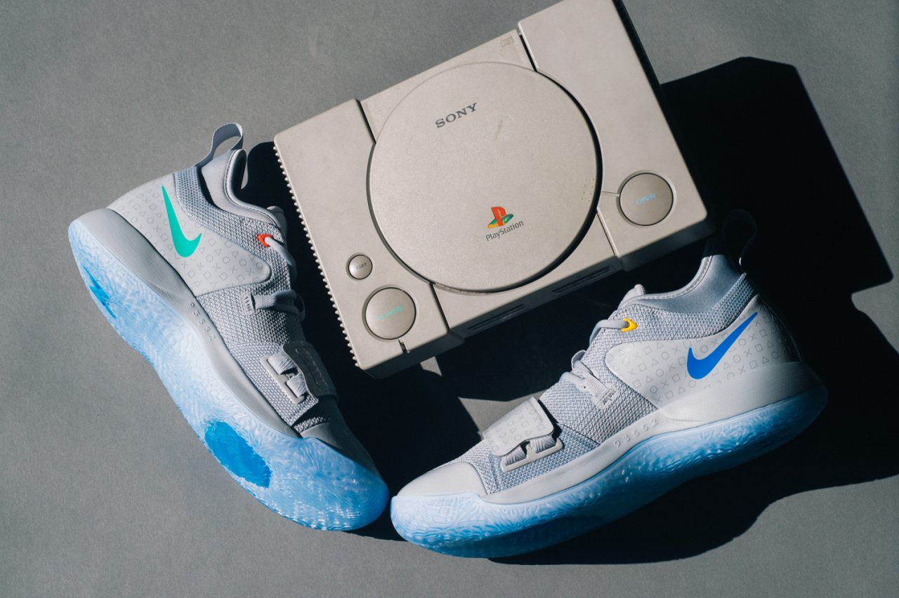 初代游戏机与新篮球鞋 playstation x nike pg 2.