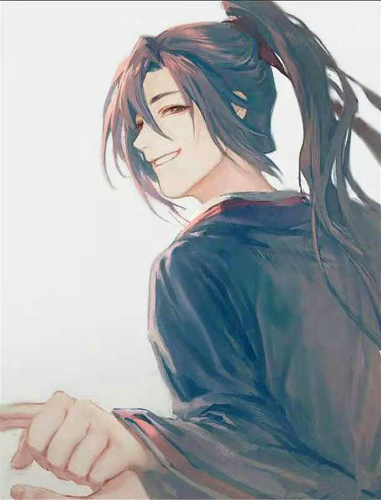魔道祖师古风动漫壁纸:青青河边草,绵绵思远道!